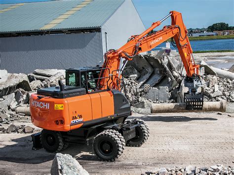 compact wheeled excavator factory|hitachi excavators for sale.